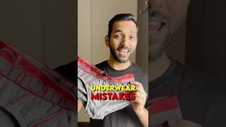 WORST UNDERWEAR MISTAKES | Wear Correct Size Underwear #underwear #trending #shorts