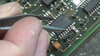 Removing and Replacing the Surface Mount MC14538B IC