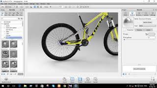 Solidworks tutorial : Render a bicycle using keyshot