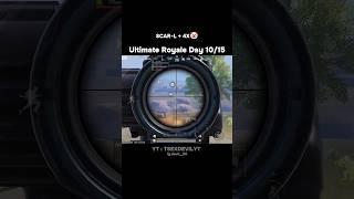 Ultimate Royale Day 10/15 #bgmi #pubg #shorts #ultimateroyale #clutches#gaming #1v4 #1v4clutch #bgis