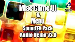 Unity Audio asset  Demo "Misc Game UI & Menu sound FX" V 2.0