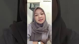 hijab live cewek ngapak gunung gede | hijab style mempesona
