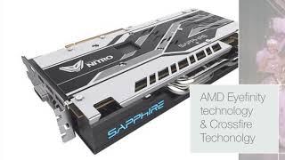 Sapphire   AMD Radeon NITRO RX 580 8GB GDDR5 PCI Express 3 0 Graphics Card 1080p