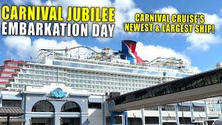 Carnival's NEW Jubilee Ship (Embarkation Day Experience)