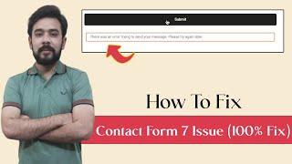 WordPress Contact Form 7 Error | There was an Error Trying to Send Your Message | 100% Working