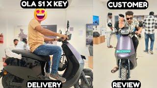 OLA S1X KEY DELIVERYTEST DRIVE & CUSTOMER REVIEW