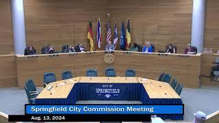 City Commission Meeting, Aug. 13, 2024