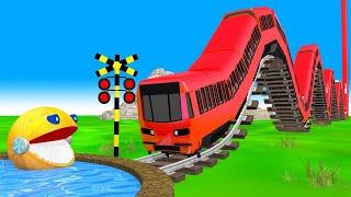 電車アニメ | Railway Crossing | 電車アニメ | railroad crossing fumikiri train @fumikiritrainvideo