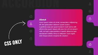 CSS Only Tabs with Sliding Indicator | CSS Curve Outside