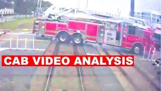 Train vs Fire Truck - Cab Video