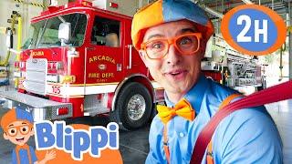 Blippi's Vroom Vroom Vehicle Show: Firetruck! | NEW EPISODE | Educational Videos for Kids