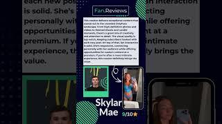  Skylar Mae OnlyFans Review 