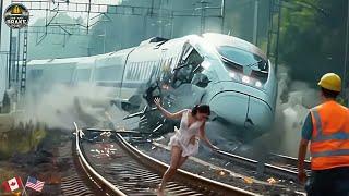 185 SHOCKING Train Collisions & Mistakes Caught on Camera | Idiots in Cars | Best Of 2025