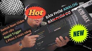 Trên tay K70max của Corsair | Bàn phím Analog | Switch Analog | Switch nam châm | Rappid Trigger