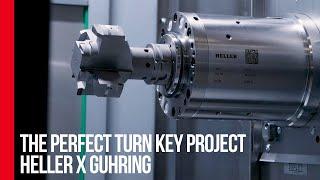 Fully automated production: Guhring and Heller collaborate to deliver a complete turnkey project.