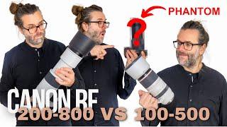 Das glaubt mir keiner! Canon RF 200-800mm vs 100-500 (vs das Phantom!)