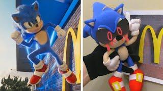 Sonic The Hedgehog 2 SONIC EXE vs SONIC - McDonald's Happy Meal (US) Commercial (plush)