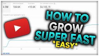 How To Grow *FAST* on YouTube in 2019/2020!