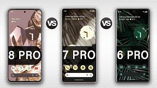 Google Pixel 8 Pro Vs Pixel 7 Pro Vs Pixel 6 Pro | What a Big Change