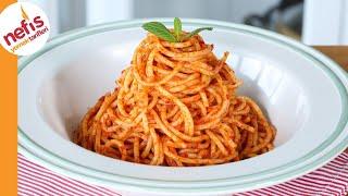 Anne Usulü Salçalı Spagetti Tarifi 