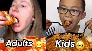 Kids vs. Adults Mukbangers