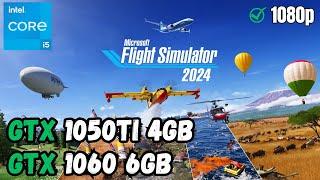 Microsoft Flight Simulator 2024  GTX 1050Ti - GTX 1060 | Test Rendimiento |