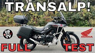 New Honda Transalp 750 Full On and Off Road Test and Review