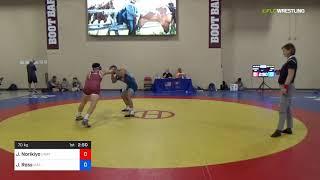 2018 Marine Corps US Open/UWW Junior Freestyle 70 Con 32 #2 - Joshua Norikiyo (Unat) Vs. Jonathan