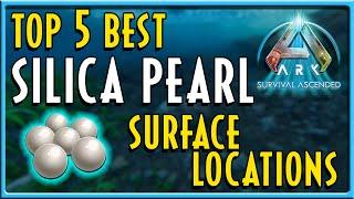 Top 5 Best Silica Pearl Surface Locations- Ark Survival Ascended