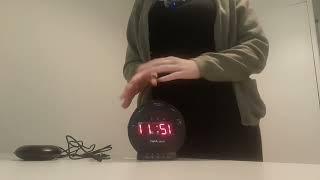 Sonic bomb alarm clock set up