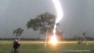 Close "clear-air" lightning bolt! - Darwin Australia