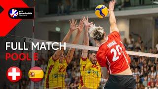 Full Match | Switzerland vs. Spain - CEV EuroVolley 2026 | Qualification Phase M | Pool E