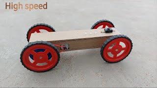 How to make a car from cardboard-high speed cardboard car.