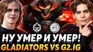 Это конечно не Collapse! Матч на вылет. Nix смотрит Gaimin Gladiators vs G2.IG