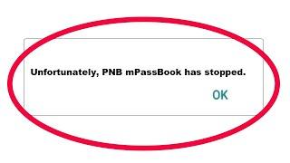 How To Fix Unfortunately PNB mPassBook Has Stopped Error Problem Solve in Android Phone