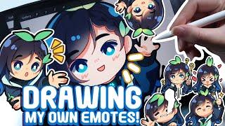 Making Sticker Emotes! |Draw With Me!