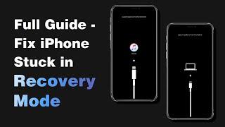 (️iOS 17 Supported!) 2024 Full Guide to Fix iPhone Stuck in Recovery Mode