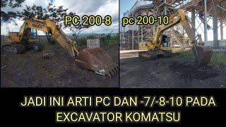 ARTI PC 200-8/-7/-10/6.PADA EXCAVATOR KOMATSU