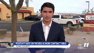 News 11 Evening Edition: Yuma County’s COVID-19 positivity rate at its highest since ...