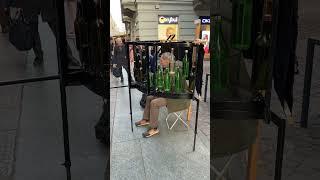 Incredible Street Musician in #torino #italy #streetmusic #creativity