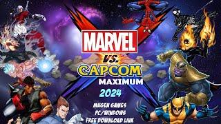 Marvel vs Capcom MAXIMUM - NEW UPDATE 2024!!! (includes 4vs4 mode) - MvC Max - MUGEN Download Link