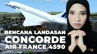 Pesawat Concorde Terbakar saat Take Off | Air France 4590