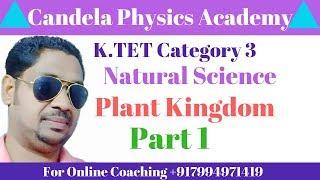 K.TET Category 3||Natural Science||Plant Kingdom