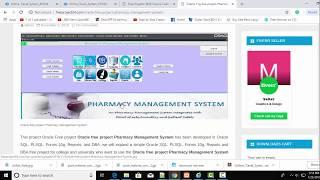 Free download  oracle free project with source code Pharmacy Management System