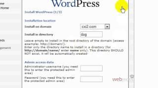 How to Create a Wordpress Website Using cPanel