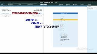 How To Create  Stock Item In Tally Prime In Telugu | Stock Group Creation In Tally Prime |Telugu?