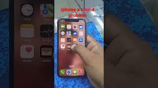 iphone x sound problem #shorts