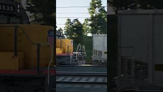 Can You Couple a Train at 100KM/H in Train Sim World? #shorts #train #railroad