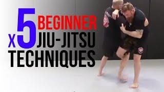 x5 Beginner Jiu-Jitsu Techniques for Self-Defense