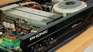 PHONIC MAX 2500 | High Power Audio Amplifier | Inside Look After Repair | Now You Know